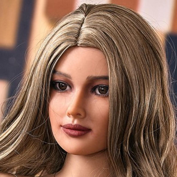 Neodoll Racy Hellen - Sex Doll Head - M16 Compatible - Brown