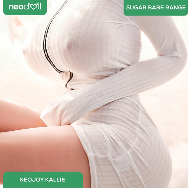 Neodoll Sugar Babe - Everly - Realistic Sex Doll - Gel Breast - Uterus - 164cm - Natural