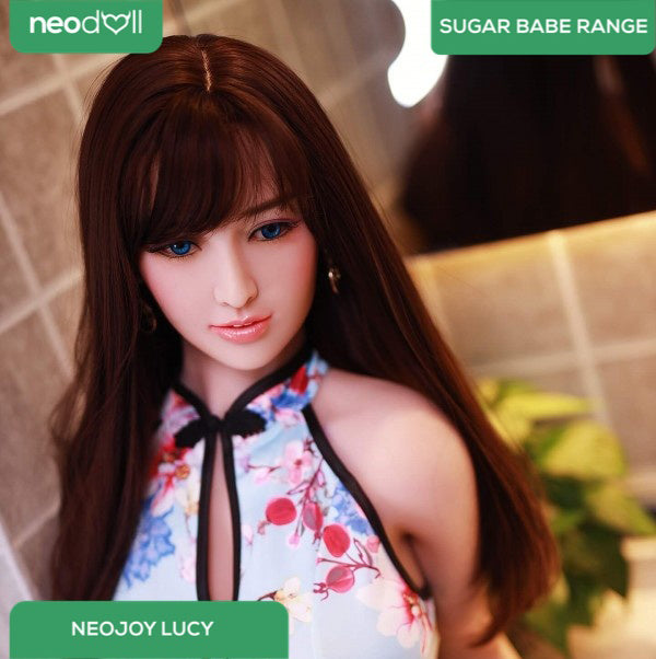 Neodoll Sugar Babe - Lucy - Realistic Sex Doll - Gel Breast - Uterus - 157cm - Silicone White