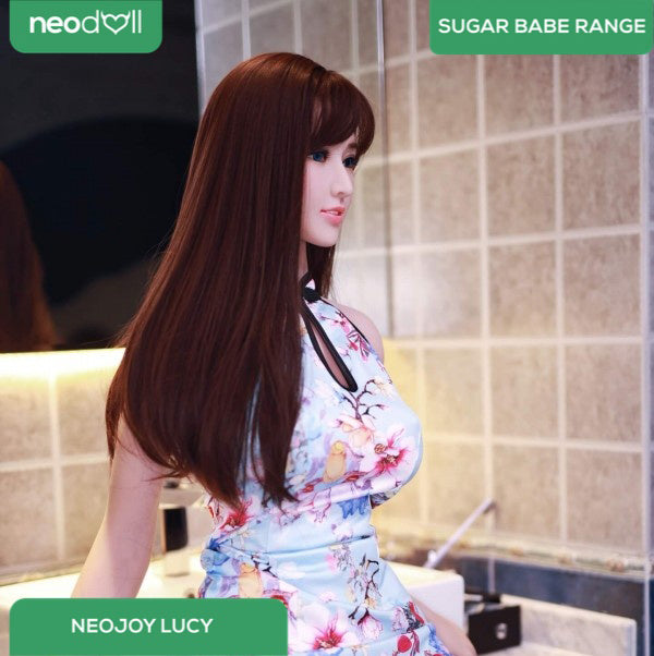 Neodoll Sugar Babe - Lucy - Realistic Sex Doll - Gel Breast - Uterus - 157cm - Silicone White
