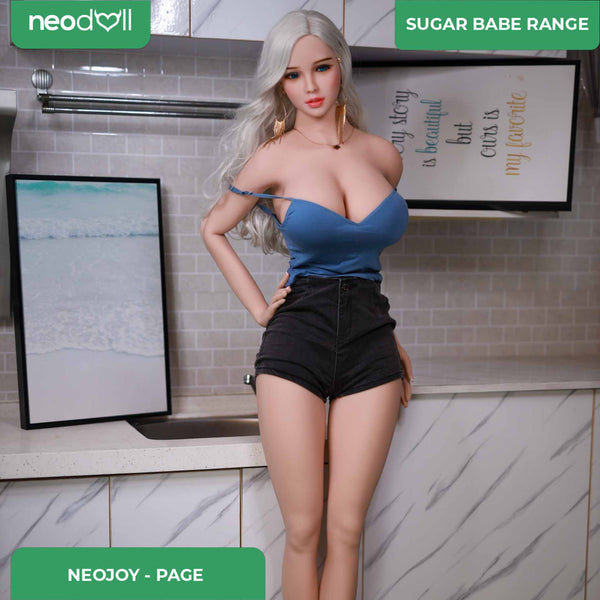 Neodoll Sugar Babe - Page - Realistic Sex Doll - Gel Breast - Uterus - 170cm - Natural