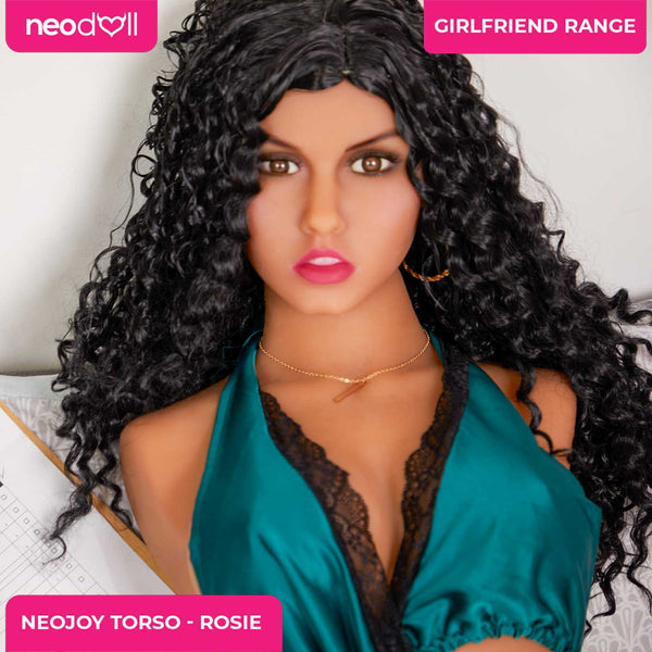 Neojoy Easy Torso With Girlfriend Rosie Head - Realistic Sex Doll Torso With Head Connector - Tan