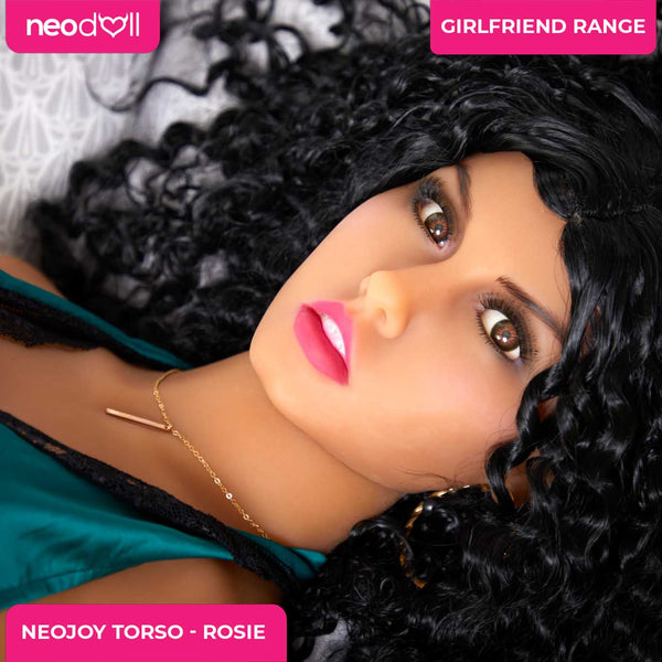 Neojoy Easy Torso With Girlfriend Rosie Head - Realistic Sex Doll Torso With Head Connector - Tan