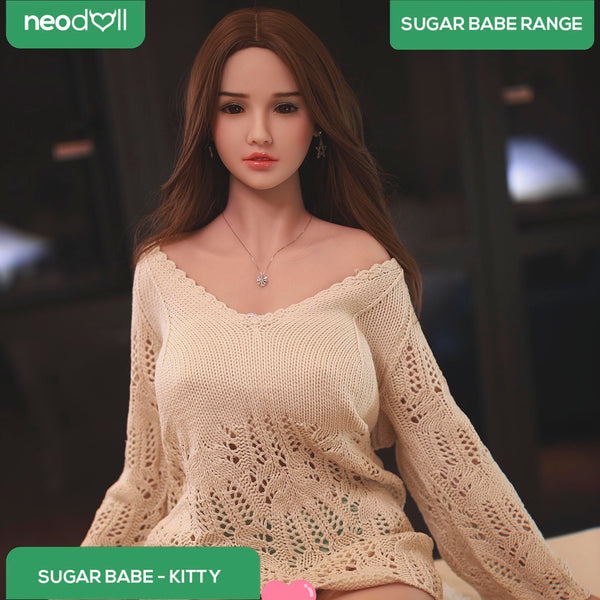 Neodoll Sugar Babe - Kitty - Realistic Sex Doll - Gel Breast - 157cm - Natural