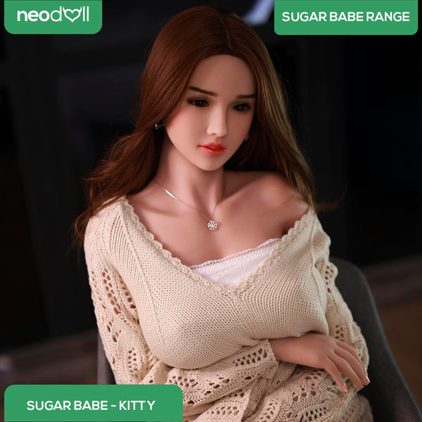 Neodoll Sugar Babe - Kitty - Realistic Sex Doll - Gel Breast - 157cm - Natural