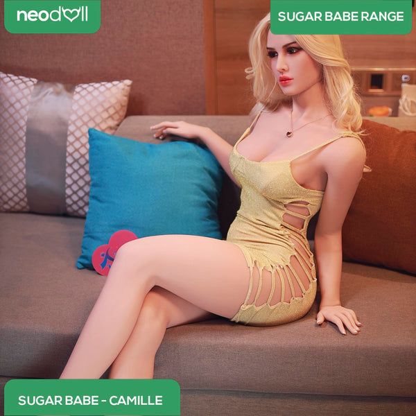 Neodoll Sugar Babe - Camille - Realistic Sex Doll - Gel Breast - Uterus - 165cm - Natural