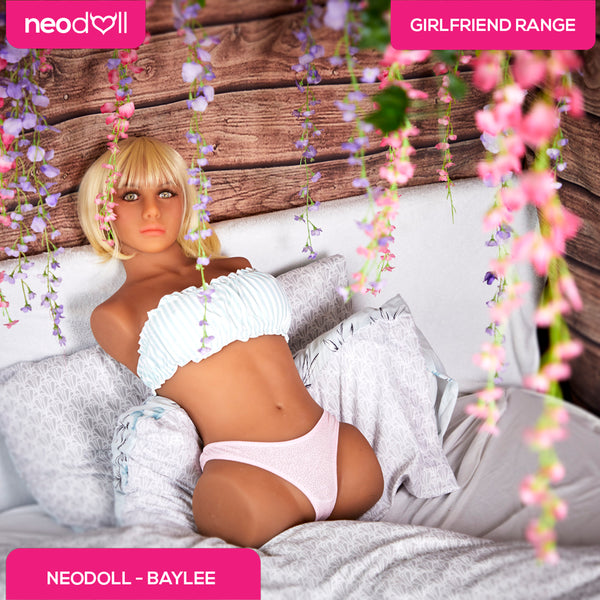 Neojoy Easy Torso With Girlfriend Baylee Head - Realistic Sex Doll Torso With Head Connector - Tan