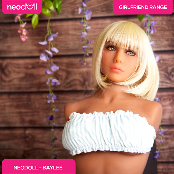 Neojoy Easy Torso With Girlfriend Baylee Head - Realistic Sex Doll Torso With Head Connector - Tan
