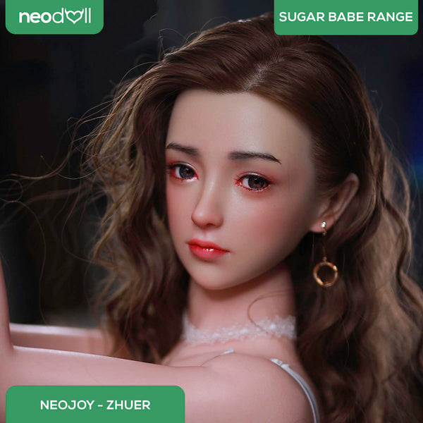Neodoll Sugar Babe - Zhuer- Silicone TPE Hybrid Sex Doll - Gel Breast - Uterus - 157cm - Silicone Colour