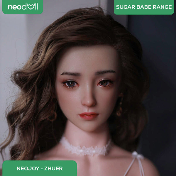 Neodoll Sugar Babe - Zhuer- Silicone TPE Hybrid Sex Doll - Gel Breast - Uterus - 157cm - Silicone Colour