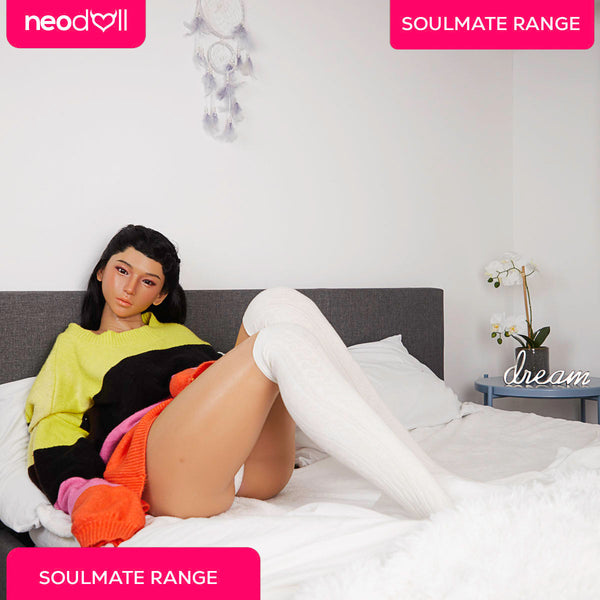 Soulmate - Jayden - Full Silicone Sex Doll - Gel Breast - 160cm - Tan - Implanted hair