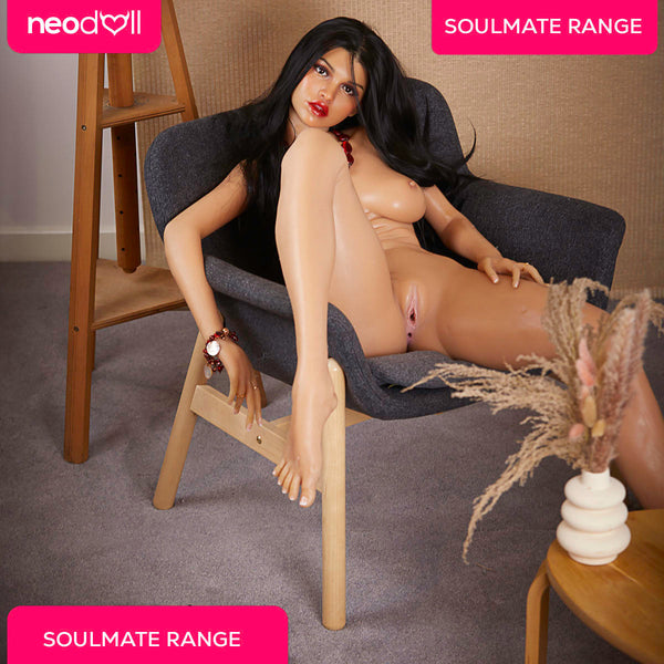 Soulmate - Waverly - Full Silicone Sex Doll - Gel Breast - 160cm - Tan - Implanted hair