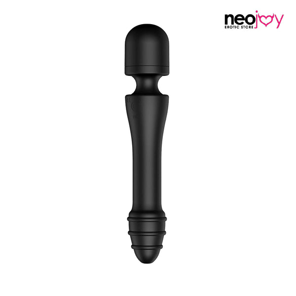 Neojoy - Wand Vibrator with Heated Dual Heads - Black
