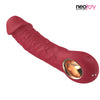 Neojoy - Realistic Dildo Vibrator with 10 Vibrating and 3 Heating Modes with Extra Veins - Grape Red