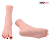 Neojoy Emma Foot Fetish Pair - Internal Skeleton & Toenails - Japanese White