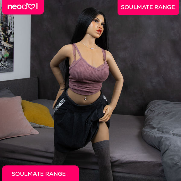 Soulmate - Dalia - Full Silicone Sex Doll - Gel Breast - 150cm - Tan - Implanted hair