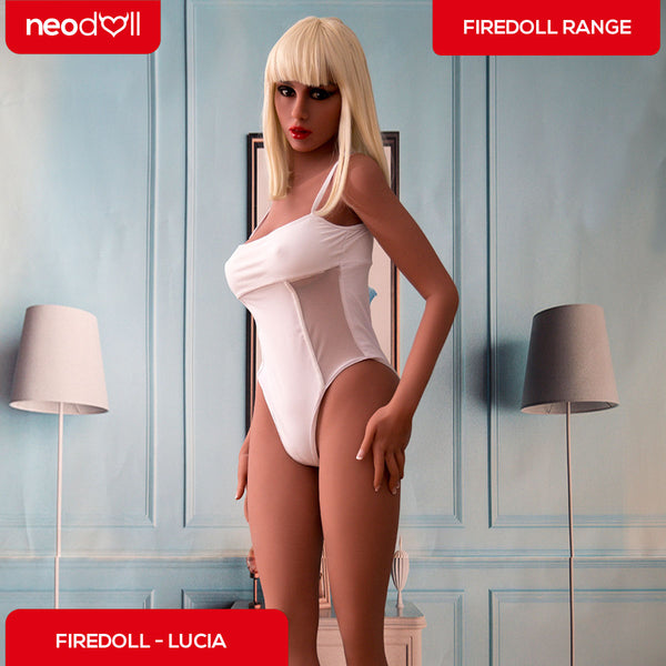 Fire Doll - Lucia - Realistic Sex Doll - 163cm - Light Tan - Gel Breast