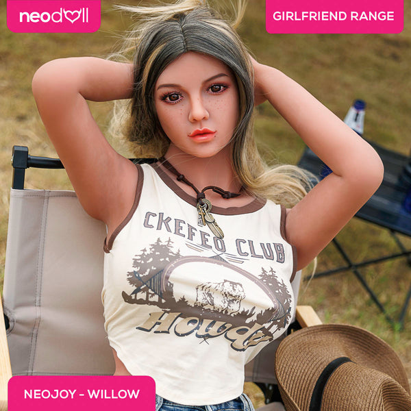 Neodoll Girlfriend Willow - Silicone TPE Hybrid Sex Doll - 158cm - Tan