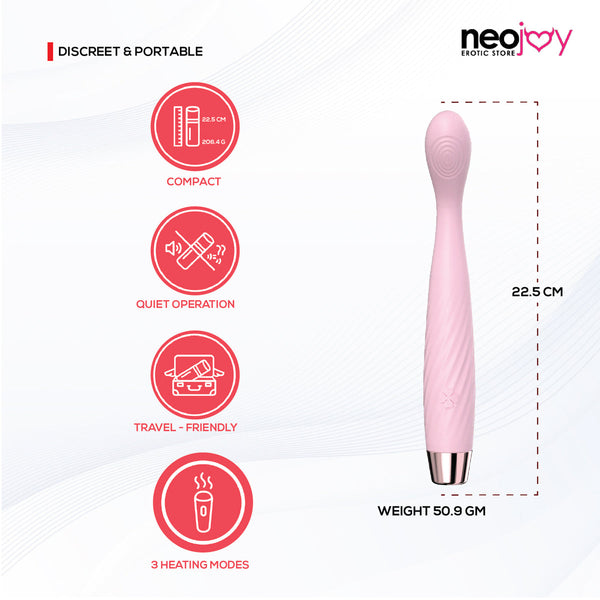 Neojoy-G Spot Dildo Vibrator-Pink
