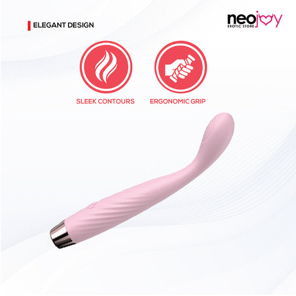 Neojoy-G Spot Dildo Vibrator-Pink
