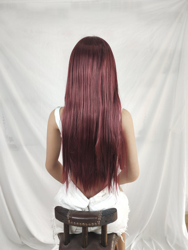 Neodoll Finest Wig - NJ24 - Sex Doll Hair - Wine Red