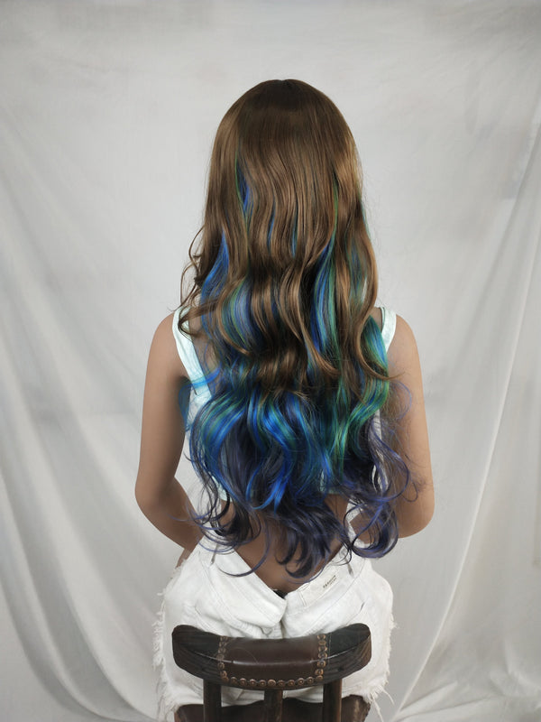 Neodoll Finest Wig - NJ53 - Sex Doll Hair - Brown+purple