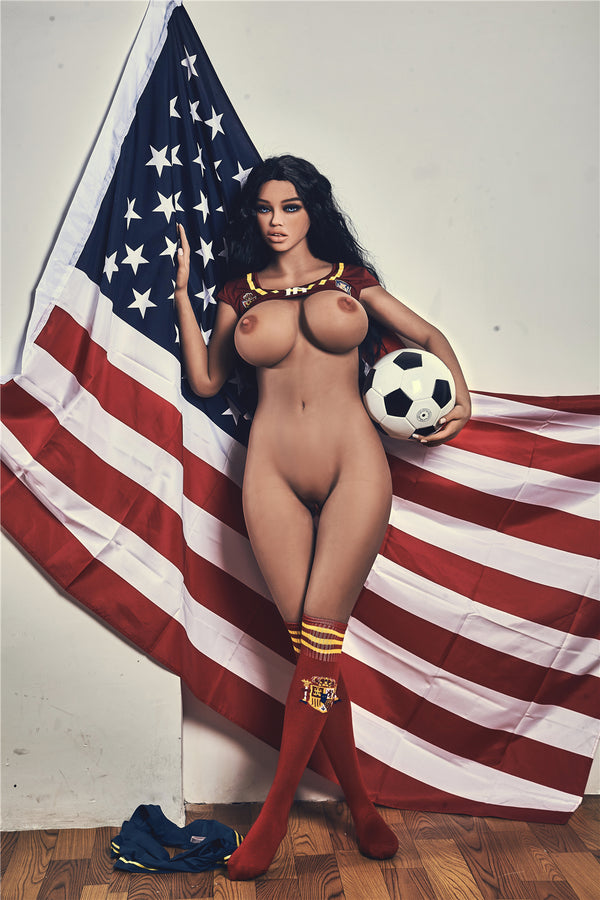 163cm Plus Jane Sexy Football Lady Real Sex Doll Big Breast Love doll Realistic