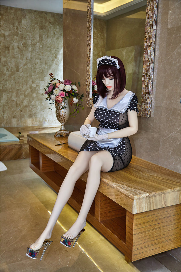 Irontechdoll 170cm Aurora Eyes Closed Face Curvy Body Real Sex Doll