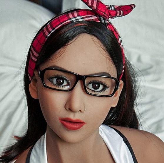 Neodoll Racy Jennifer Head - Sex Doll Head - M16 Compatible – Brown