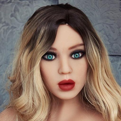 Neodoll Racy Akisha Head - Sex Doll Head - M16 Compatible – Tan