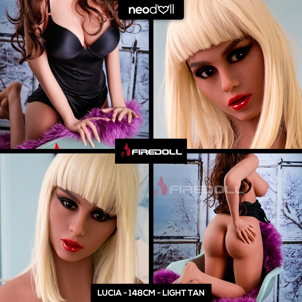 Fire Doll - Lucia - Realistic Sex Doll - 148cm - Light Tan - Gel Breast