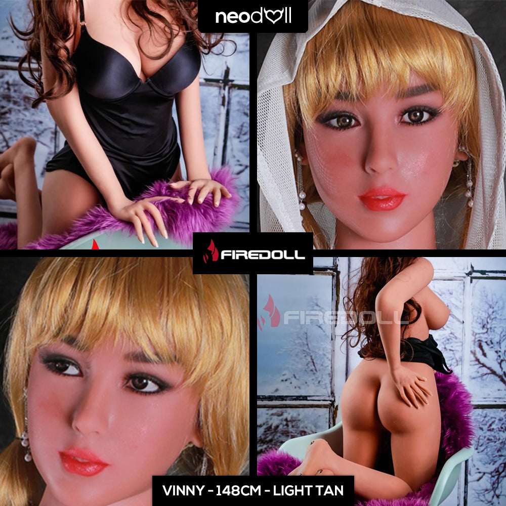 Fire Doll - Vinny - Realistic Sex Doll - 148cm - Light Tan - Gel Breast