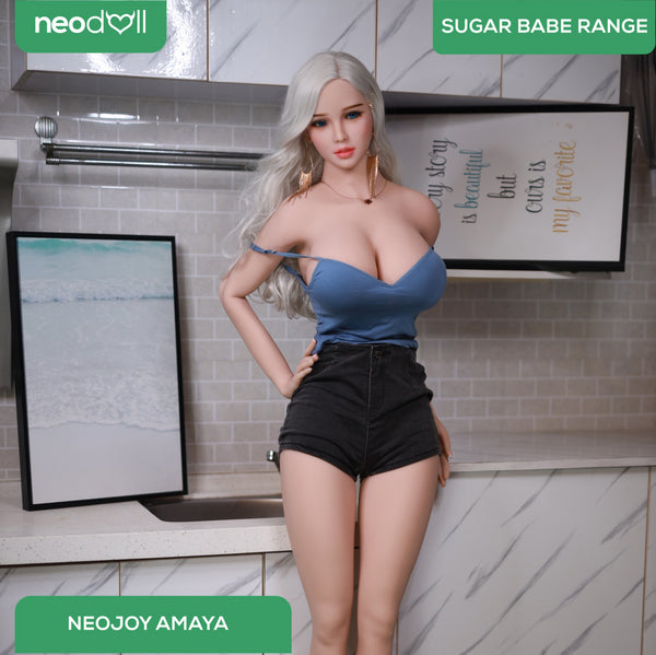 Neodoll Sugar Babe - Amaya - Realistic Sex Doll - Gel Breast - Uterus - 170cm - White