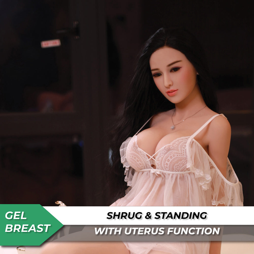 Neodoll Sugar Babe - Serene - Realistic Sex Doll - Gel Breast - Uterus - 157cm - Silicone White