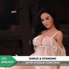 Neodoll Sugar Babe - Serene - Realistic Sex Doll - Gel Breast - Uterus - 157cm - Silicone White