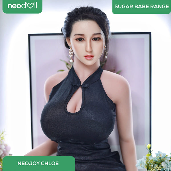 Neodoll Sugar babe - Chloe - Silicone TPE Hybrid Sex Doll - Gel Breast - Uterus - 170cm - Natural