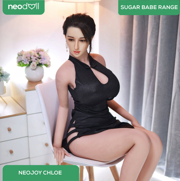 Neodoll Sugar babe - Chloe - Silicone TPE Hybrid Sex Doll - Gel Breast - Uterus - 170cm - Natural