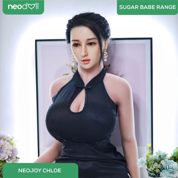 Neodoll Sugar babe - Chloe - Silicone TPE Hybrid Sex Doll - Gel Breast - Uterus - 170cm - Natural
