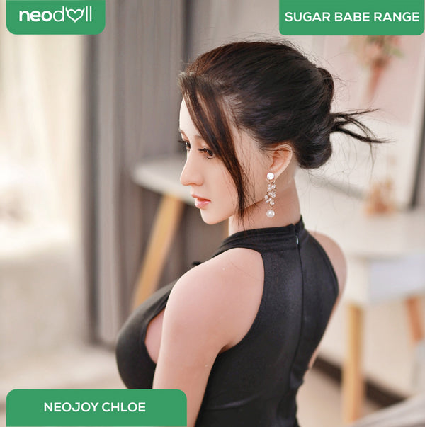 Neodoll Sugar babe - Chloe - Silicone TPE Hybrid Sex Doll - Gel Breast - Uterus - 170cm - Natural