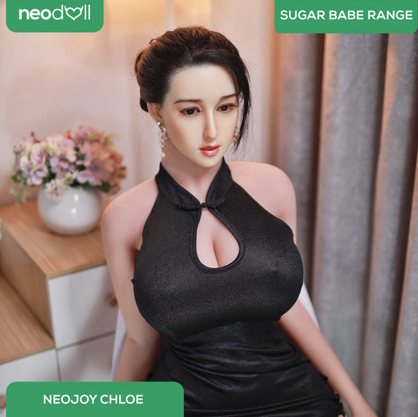 Neodoll Sugar babe - Chloe - Silicone TPE Hybrid Sex Doll - Gel Breast - Uterus - 170cm - Natural