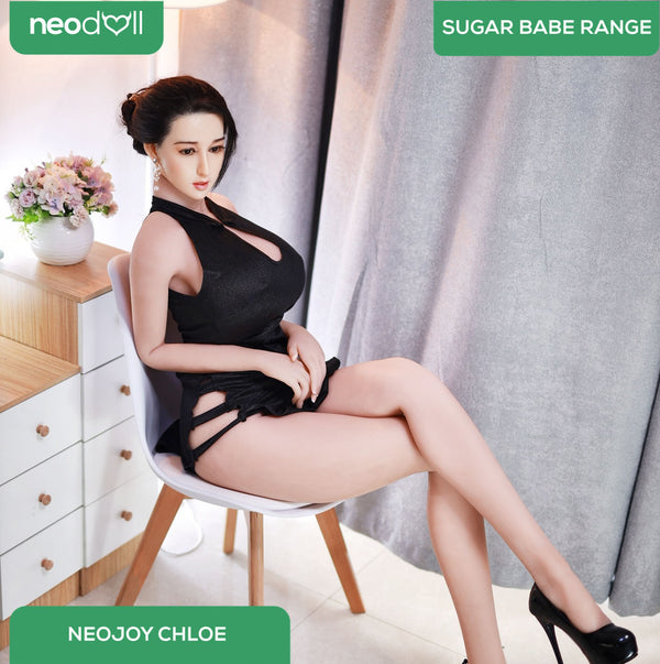 Neodoll Sugar babe - Chloe - Silicone TPE Hybrid Sex Doll - Gel Breast - Uterus - 170cm - Natural