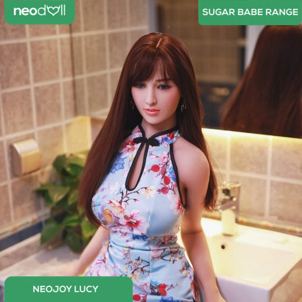 Neodoll Sugar Babe - Lucy - Realistic Sex Doll - Gel Breast - Uterus - 157cm - Silicone White