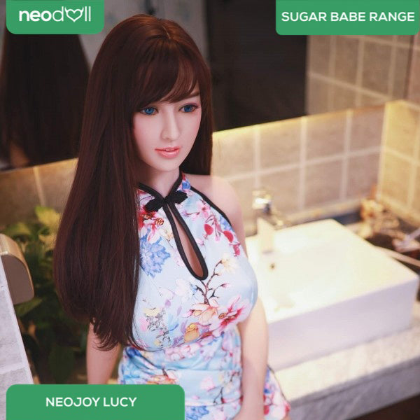 Neodoll Sugar Babe - Lucy - Realistic Sex Doll - Gel Breast - Uterus - 157cm - Silicone White