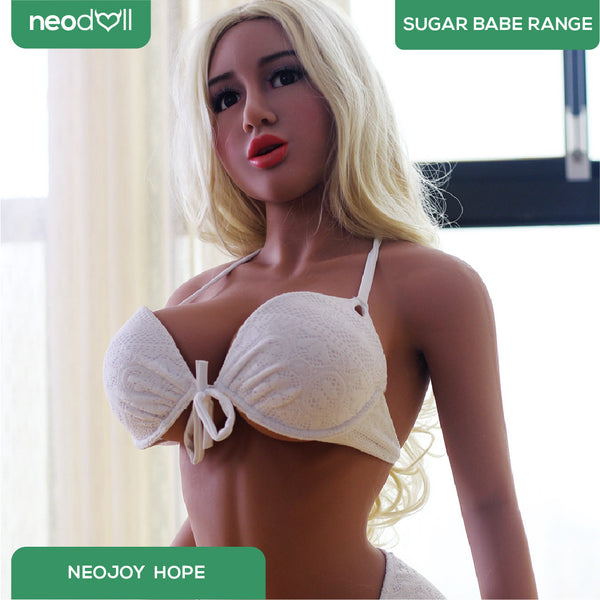 Neodoll Sugar babe - Hope - Realistic Sex Doll - Gel Breast - Uterus - 158cm - Tan