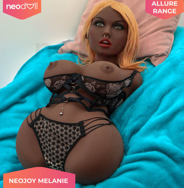 6YE Dolls - Melanie Head With Sex Doll Torso - Black