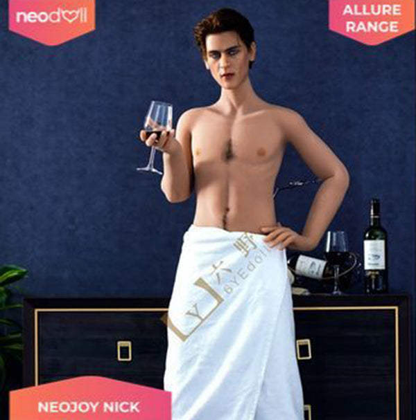 Neodoll Allure - Nick - Realistic Male Sex Doll - 173cm - Tan - 17cm Penis