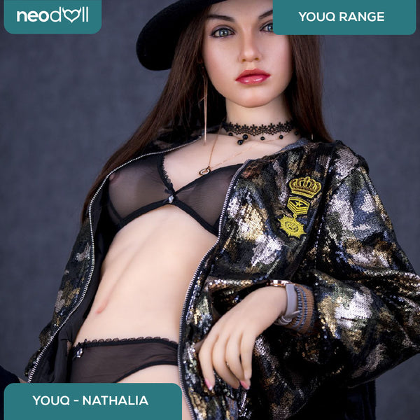 Youqdoll - Nathalia - Realistic Full Silicone Sex doll -160 cm - Natural