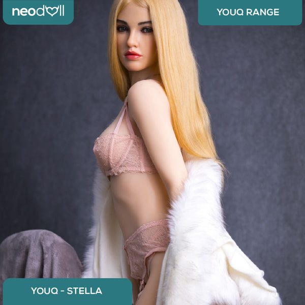 Youqdoll - Stella - Realistic Full Silicone Sex doll -160 cm - Natural