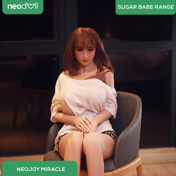 Neodoll Sugar Babe - Miracle - Realistic Sex Doll - Gel Breast - Uterus - 170cm - Natural