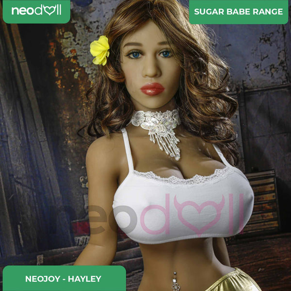 Neodoll Sugar Babe - Hayley - Realistic Sex Doll - Gel Breast - Uterus - 153cm - Tan